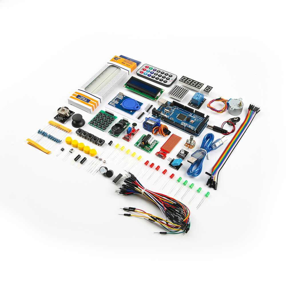 Набор Arduino Mega 2560 с логотипом в пластиковой коробке